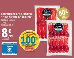 E.Leclerc FLOR SIERRA DE JABUGO Lonchas de cebo ibérico oferta