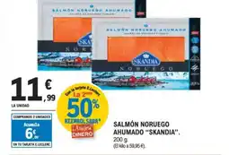 E.Leclerc SKANDIA Salmón noruego ahumado oferta