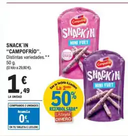 E.Leclerc CAMPOFRIO Snack in oferta