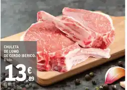 E.Leclerc Chuleta de lomo de cerdo iberico oferta