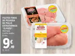 E.Leclerc ELPOZO Filetes finos de pechuga de pollo extratiernos oferta