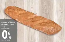 E.Leclerc Barra integral de trigo 100%. oferta