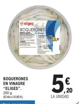 E.Leclerc ELIGES Boquerones en vinagre oferta