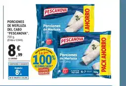 E.Leclerc PESCANOVA Porciones de merluza del cabo oferta