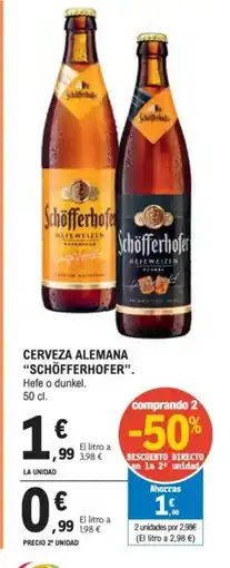 E.Leclerc SCHÖFFERHOFER Cerveza alemana oferta