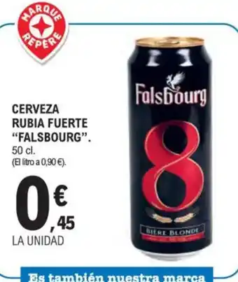 E.Leclerc FALSBOURG Cerveza rubia fuerte oferta