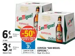 E.Leclerc SAN MIGUEl ESPECIAL Cerveza oferta