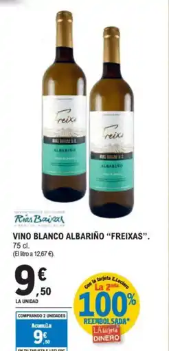 E.Leclerc FREIXAS Vino blanco albariño oferta