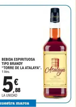 E.Leclerc TORRE DE LA ATALAYA Bebida espirituosa tipo brandy oferta