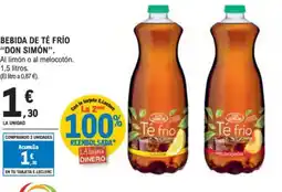 E.Leclerc DON SIMÓN Bebida de té frío oferta