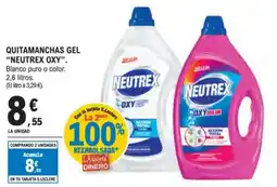 E.Leclerc NEUTREX OXY Quitamanchas gel oferta