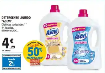 E.Leclerc ASEVI Detergente liquido oferta