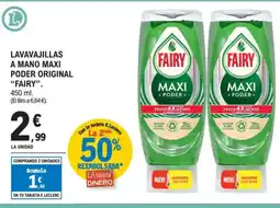 E.Leclerc FAIRY Lavavajillas a mano maxi poder original oferta