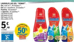 E.Leclerc SOMAT lavavajillas gel oferta
