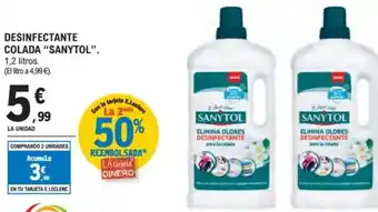 E.Leclerc SANYTOL Desinfectante colada oferta