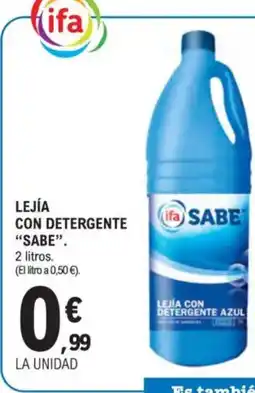 E.Leclerc SABE Lejia con detergente oferta