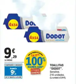 E.Leclerc DODOT Toallitas oferta