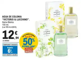E.Leclerc VICTORIO & LUCCHINO Agua de colonia oferta