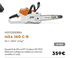 STIHL Motosierra MSA 160 C-B oferta