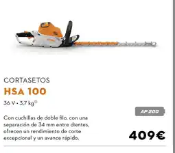 STIHL Cortasetos HSA 100 oferta