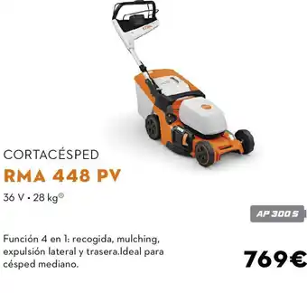 STIHL Cortacésped RMA 448 PV oferta