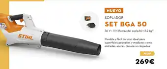 STIHL Soplador SET BGA 50 oferta