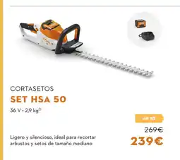 STIHL Cortasetos SET HSA 50 oferta