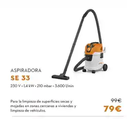STIHL Aspiradora SE 33 oferta