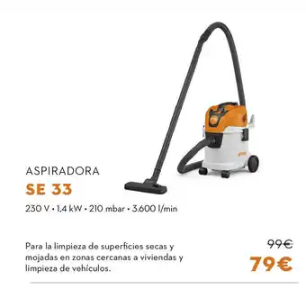 STIHL Aspiradora SE 33 oferta