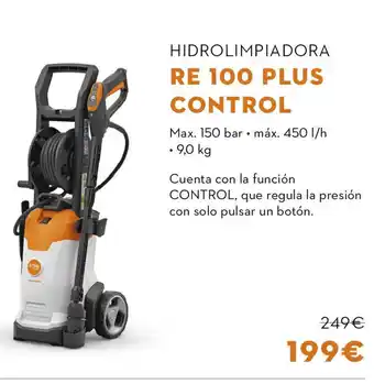 STIHL Hidrolimpiadora re 100 plus control oferta