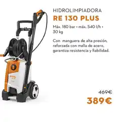 STIHL Hidrolimpiadora RE 130 PLUS oferta