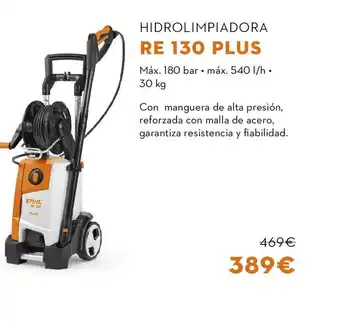 STIHL Hidrolimpiadora RE 130 PLUS oferta