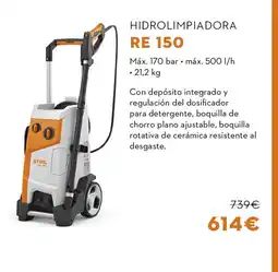 STIHL Hidrolimpiadora RE 150 oferta
