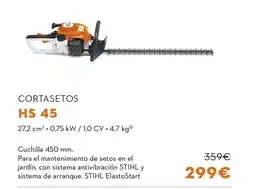 STIHL Cortasetos HS 45 oferta