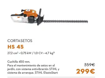 STIHL Cortasetos HS 45 oferta