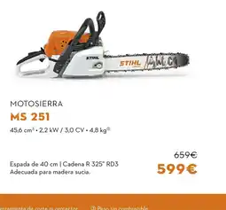 STIHL Motosierra MS 251 oferta
