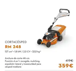 STIHL Cortacésped RM248 oferta