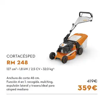 STIHL Cortacésped RM248 oferta