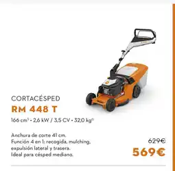 STIHL Cortacésped RM 448 T oferta