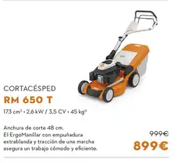 STIHL Cortacésped RM 650 T oferta