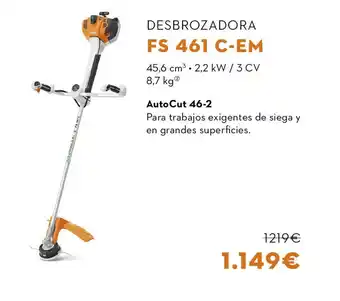 STIHL Desbrozadora FS 461 C-EM oferta