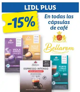 Lidl En todas las cápsulas de café oferta