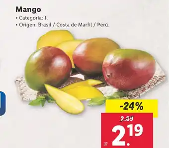 Lidl Mango oferta