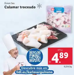 Lidl OCEAN SEA Calamar troceado oferta