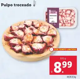 Lidl Pulpo troceado oferta