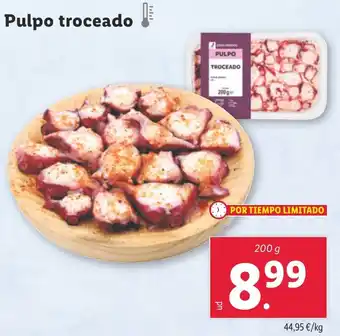 Lidl Pulpo troceado oferta