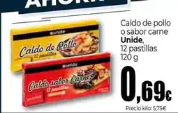 Unide Market Unide - caldo de pollo o sabor carne oferta