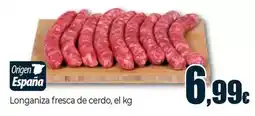 Unide Market Longaniza fresca de cerdo oferta