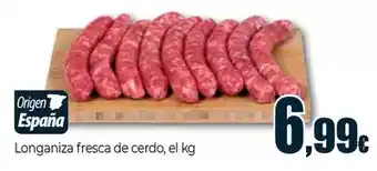 Unide Market Longaniza fresca de cerdo oferta
