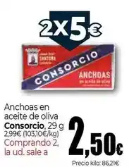 Unide Market Consorcio - anchoas en aceite de oliva oferta